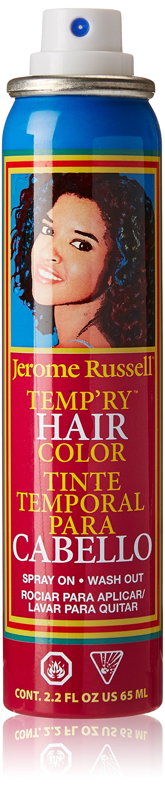Jerome Russell Temp'RY Hair Color Spray, Honey Blonde, 2.2