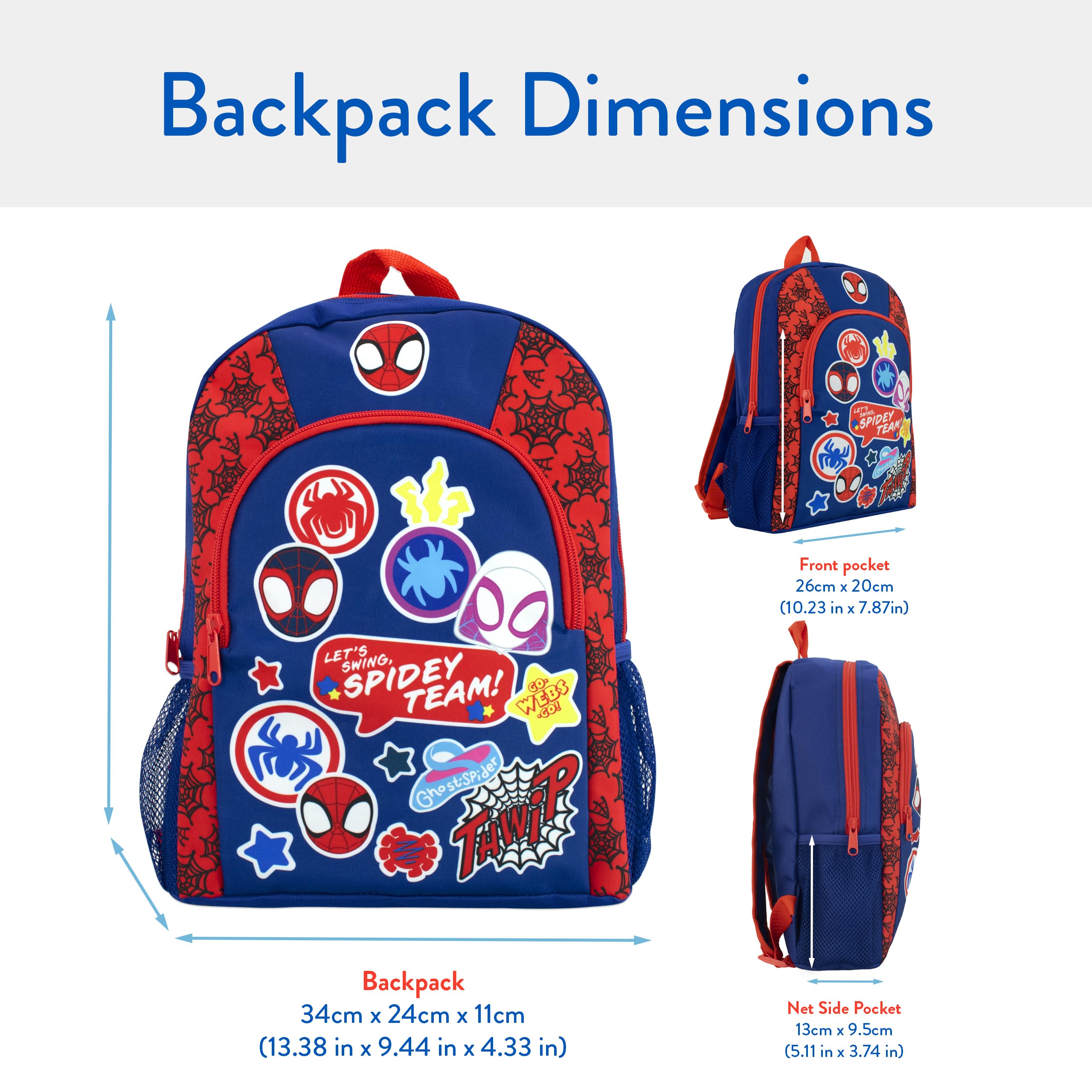 Marvel Spiderman Backpack | Spidey And His Amazing Friends Kids Backpack I School Bag For Boys And Girls I Toddler Rucksack