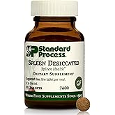Standard Process Spleen Desiccated - Whole Food-Based Supplement to Support Spleen Health - Aid Healthy Immune System - Supplement with Proprietary Blend with Bovine & Ovine Spleen - 90 Tablets