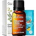 Gya Labs Cinnamon Cassia Essential Oil - 0.34 Fl Oz - 100% Pure Natural Cassia Oil for Hair & Skin, Diffuser, DIY Recipes & Candle Making Scent, Personal Care