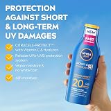 NIVEA Sun Protect & Moisture SPF 20 Lotion 200ml Vitamin C Hyaluron view 2
