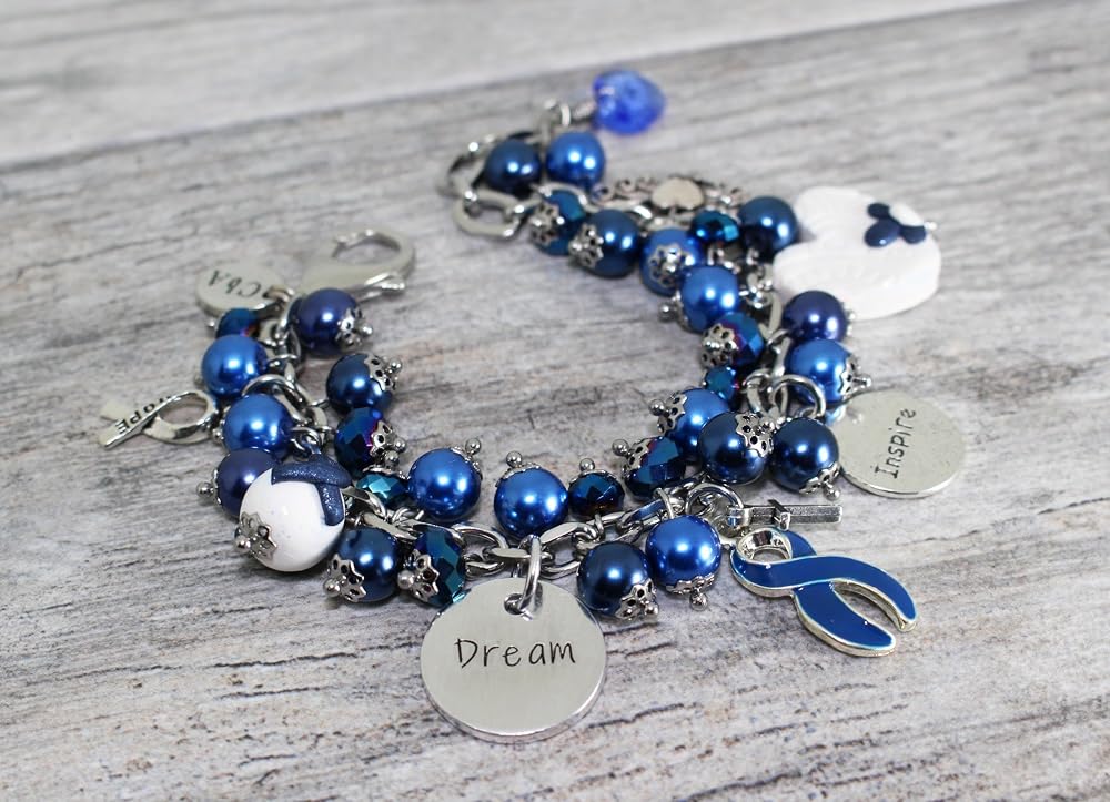 Colon Cancer Awareness Bracelet in Stainless