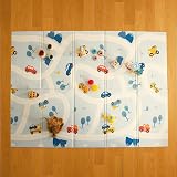 KandyToys Folding Road Baby Play Mat 1.98m x 1.48m Thick 10mm XPE Waterproof view 1