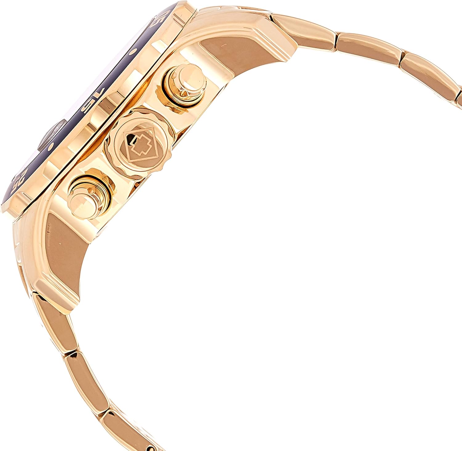 Invicta Men's 0073 Pro Diver Collection Chronograph 18k Gold-Plated Watch with Link Bracelet: Invicta: Watches