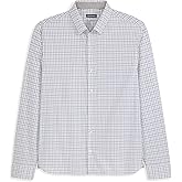 Van Heusen Mens Classic Fit Stain Shield Never Tuck Stretch Solid Button Down ShirtButton Down Shirt