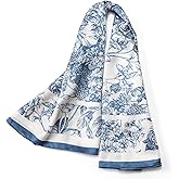 100% Mulberry Silk Scarf for Women for Neck, Large Bandana Square Satin Head Scarf for Hair 35"x35"