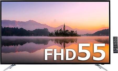 Amazon Co Jp Sansui 55v型 液晶 テレビ Scm55 Bw1 フルハイビジョン 信頼の日本匠設計 東芝映像ソリューション株式会社開発メインボード搭載 家電 カメラ