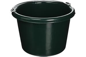 FORTIFLEX FORTEX INDUSTRIES 380568 Utility Pail Dark Green, 8 Quart