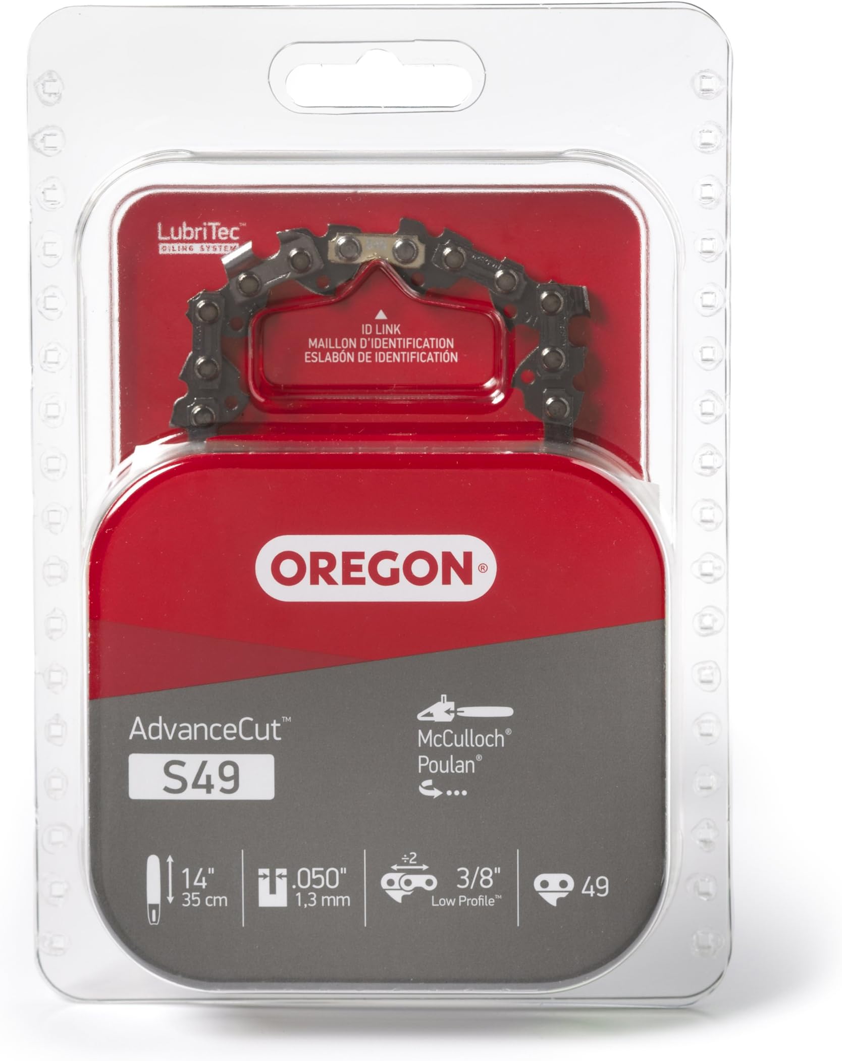 Oregon Chain 14in. Semi Chisel Cutting Chain S49