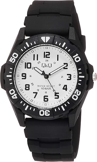 Amazon シチズン Q Q 腕時計 アナログ 防水 ウレタンベルト Vs28 002 メンズ ブラック ホワイト 腕時計 腕時計 通販