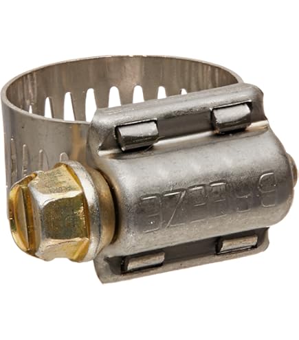 Breeze 63052H Marine Grade Power-Seal Stainless Steel Hose Clamp, Worm-Drive, SAE Size 52, 2-13/16" To 3-3/4" Diameter Range, 1/2" Band Width (Pack Of