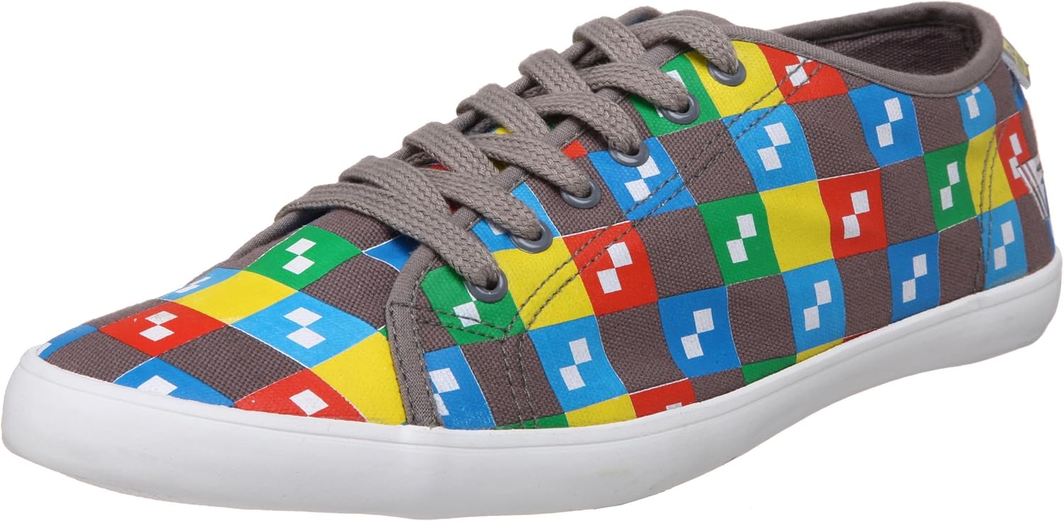 Gola Men�s Eboy Block Sneaker, Grey/Multi, 9