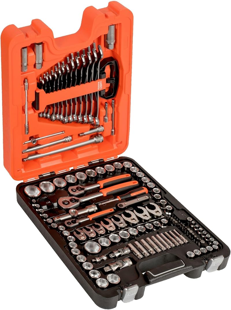 Bahco S138 138pc Socket Set Metric AF 1/4 3/8 1/2 Drive