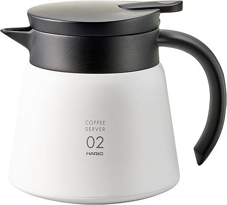 Amazon Hario ハリオ V60 保温ステンレスサーバー 600 ホワイト Vhs 60w コーヒーサーバー オンライン通販