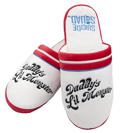 TruffleShuffle Daddys Lil Monster Pantoffeln Damen Suicide Squad Harley Quinn DC Comics