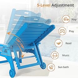 LUE BONA HDPS Chaise Lounge Chair with