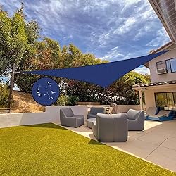 Jneaicn Shade Sail Waterproof Sun Canopy Triangle
