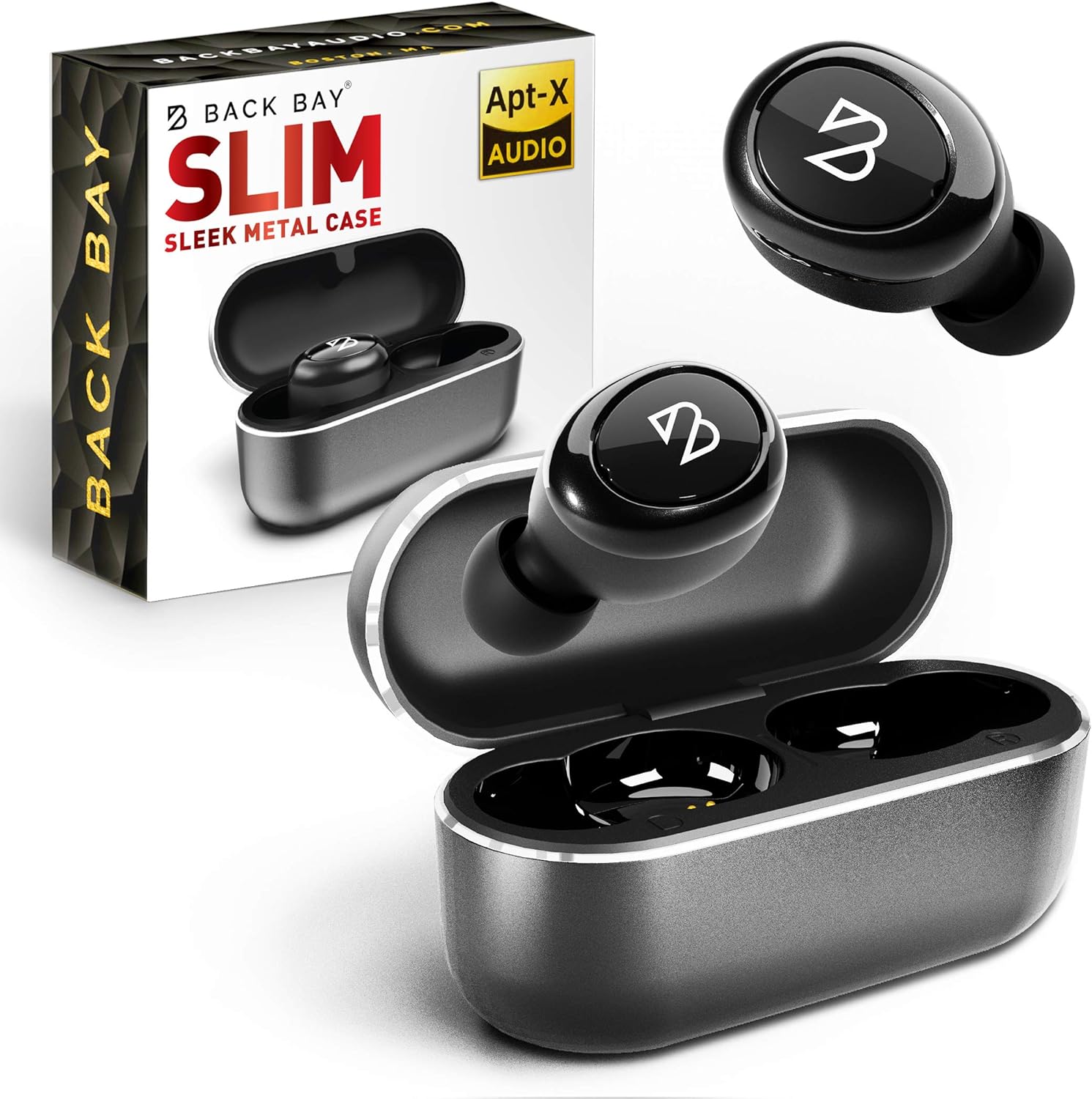 Duet 50 Slim APTX Wireless Earbuds for Small Ears with