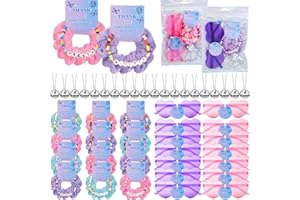 Hoteam 120 Pcs Friendship Party Favors Include Friendship Beaded Bracelets Hair Scrunchies Disco Ball Necklace Heart Sunglasses Gift Bag Era Popular Singer Gift Sets for Fans Birthday Party Decor