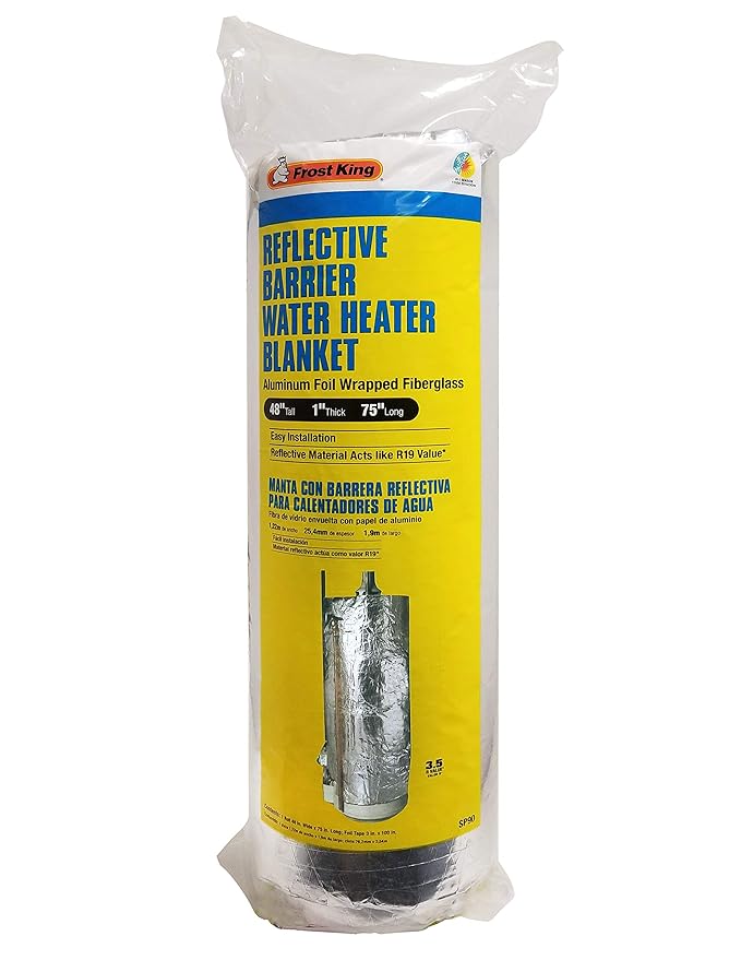 Frost King SP90A R3.5 Reflective Water Heater Insulation Blanket, 1 x