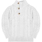 Zhaovi's Toddler Girl Boys Knit Cable Turtleneck Sweater Baby Pullover Outwear Spring Fall Winter