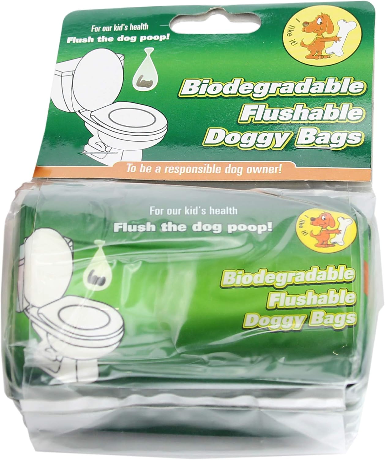 MOSODO 110 Firmer Dog Poo Bags Value Pack, Flushable and 100