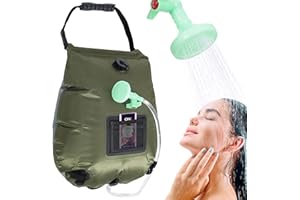 SYITCUN Camping Shower Bag 5 Gallon,1/2/4 Pack Portable Solar Shower Bag,Camping Shower Kit with Hose,On-Off Switchable Head for Beach,Swimming,Travel,Hiking