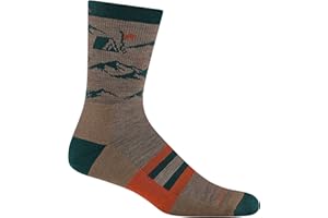 DARN TOUGH VERMONT Darn Tough Men's Hike Hike Hut Micro Crew Midweight Hiking Socks (Style 5021)