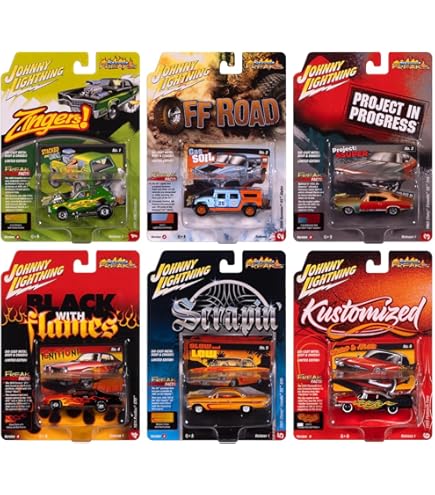 Amazon.com: Johnny Lightning Pop Culture 2022 Release 4 (6-Car