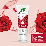 Dr Organic Rose Otto Face Scrub Exfoliating 125ml Organic & Cruelty Free view 5