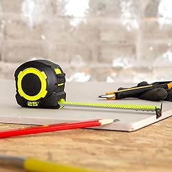Komelon 25-Ft Retraction Control Tape Measure with