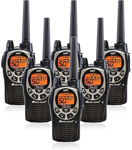 Amazon.com: Midland GXT1050VP4 GMRS Radios - 6 Pack Bundle w