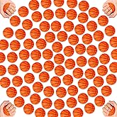 Leitee 120 Pcs Mini Basketball Soft Foam Stress Balls Small Squeeze Basketball Toys 1.6 inch Bouncy Ball for Anxiety Stress Relief Party Favor Decoration School Reward Present Game