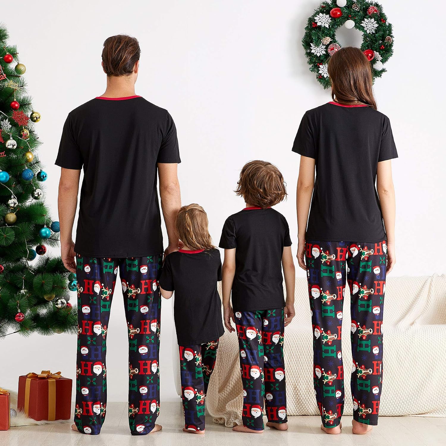 Mom Dad Kids Sleepwear PJs Clothing 