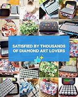 ARTDOT 5D Diamond Art Storage Boxes 30 Slots 71pc Accessories Kit Blue view 6