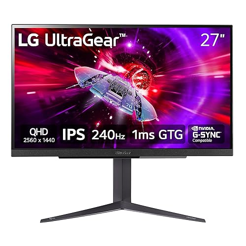 27 Inch 144hz 1ms 4k Hdr G Sync 144hz Monitor LG 27GR75Q 27 Inch