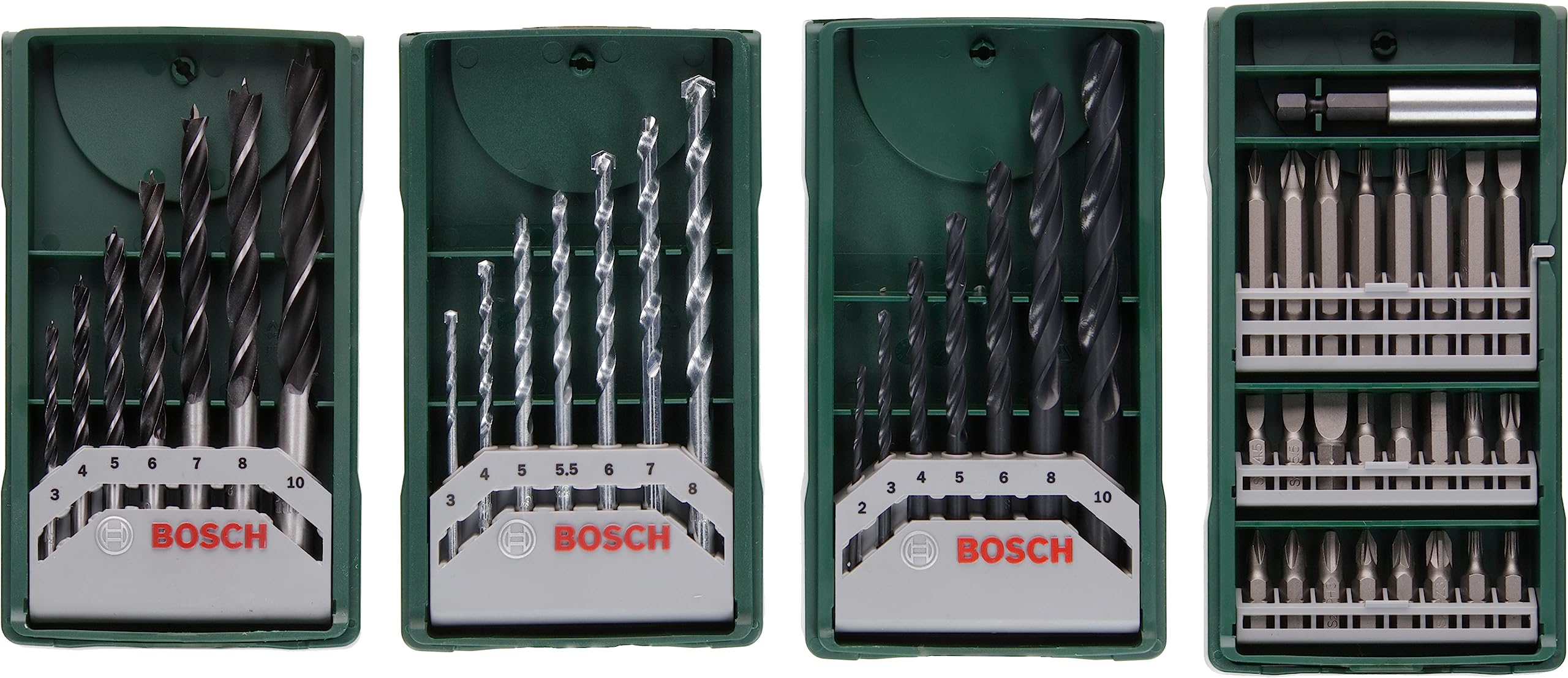 Bosch 2607017071 3 Plus 1 Mini X-Line Set New Drill Bits
