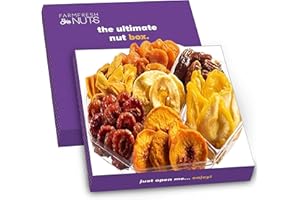 FARM FRESH NUTS Dried Fruit Holiday Gift Tray Basket - Prime Arrangement Platter - Birthday, Family Parties, Movie Night or as a Corporate Gift for Women, Men – A Farm Fresh Healthy Gift Basket!