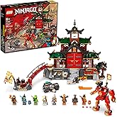 LEGO NINJAGO Ninja Dojo Temple Masters of Spinjitzu Set 71767, Ninja Toy Building Kit with 8 Minifigures and Toy Snake Figure, Collectible Mission Banner Series, Pretend Play Ninja Set for Kids