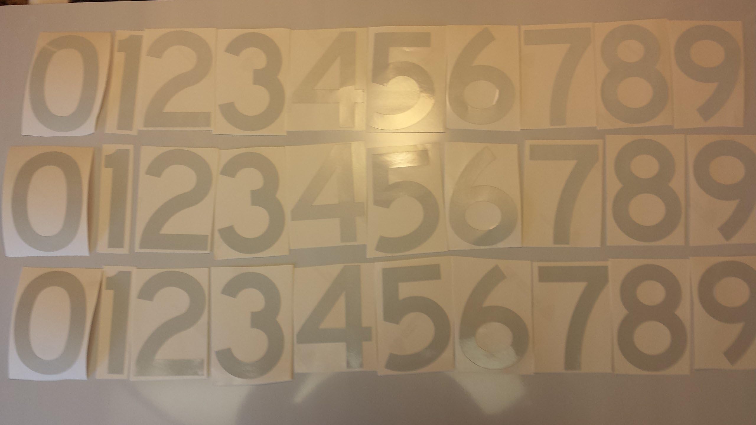 DIY 911 Reflective Address 3 Inch Reflective Numbers By Mg2 Signs