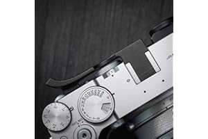 Hot Shoe Thumb Up Finger Grip Handle Metal Anti Slip Suitable for Fuji GFX100RF Camera(Black)