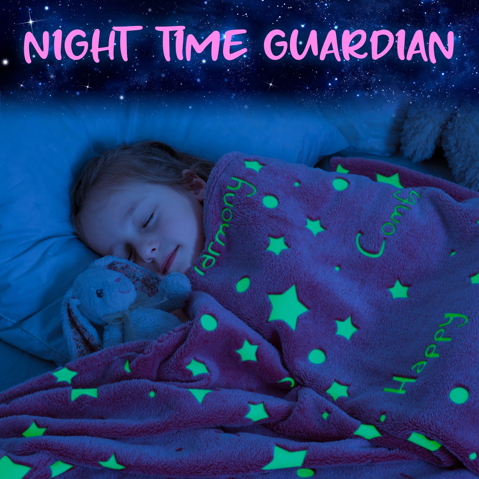 Glow in The Dark Throw Blanket