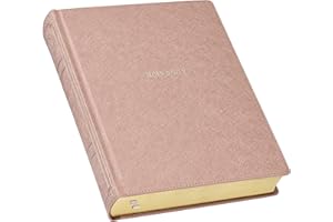 KJV Holy Bible, Large Print Note-taking Bible, Faux Leather Hardcover - King James Version, Rose Gold (KJV Note-taking Editions)