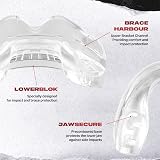 SafeJawz Mouthguard for Braces Clear One Size Re-mouldable Case view 4