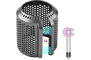 Magnetic Hair Dryer Filter Compatible with Dyson Supersonic HD01 HD03 HD08 HD15 Hair Dryer Attachment, Hair Dryer Outer Filte