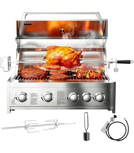 Amazon.com : BODEGA 30 Inch 5-Burner Propane Gas Grill with