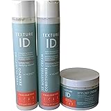 Texture ID Texture ID Set of 3 Products - Curl Clarifying Shampoo, 3x Moisture Cream Conditioner and TID Styling Creme