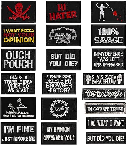 2 PVC-Warnpatches 'Don't Tell Me How To Do My Job' – Mit Hakenrücken Für Rucksack & Kleidung