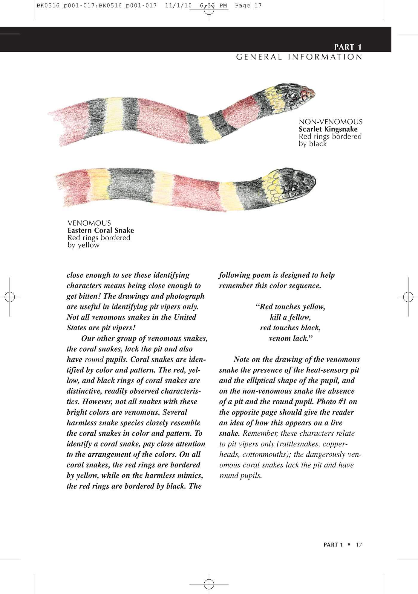 U.S. Guide to Venomous Snakes and Their Mimics