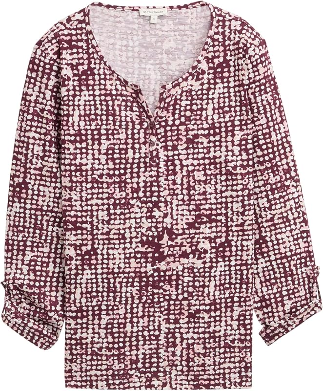 Maglietta da Donna, 38403 - Dark Red Abstract DOT Design, XS